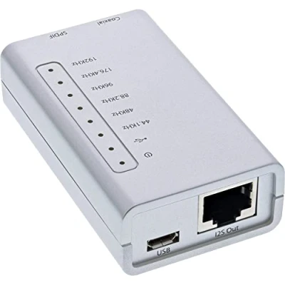 Imagen de InLine Adaptador USB HD Hi Fi (24 bits, 192 KHz) a Digital Coax/Toslink/I2S Audio Convertidor