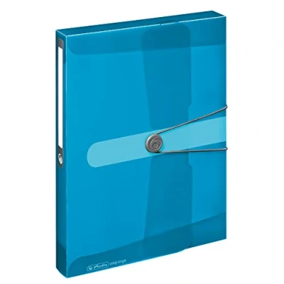 Imagen de herlitz Sammelbox easy orga to go, DIN A4, blau transp.