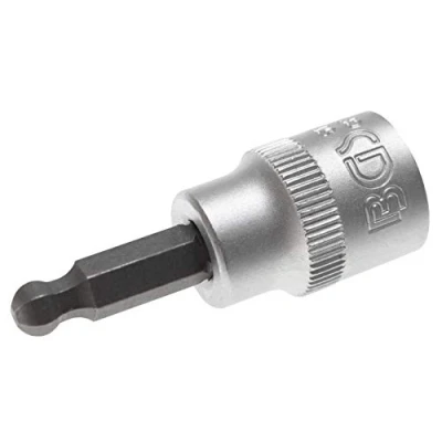 Imagen de BGS 5113 Punta de vaso entrada 10 mm (3/8&quot;) hexágono interior con cabeza bola 5,5
