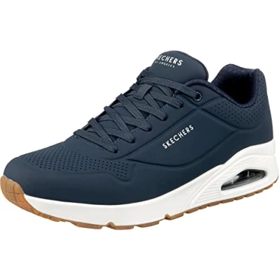 Imagen de Skechers Uno Stand On Air, Zapatillas para Hombre, Navy Durabuck Trim, 42 EU