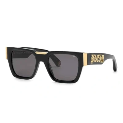 Imagen de Philipp Plein SPP095M Gafas, Shiny Black, 52 para Hombre