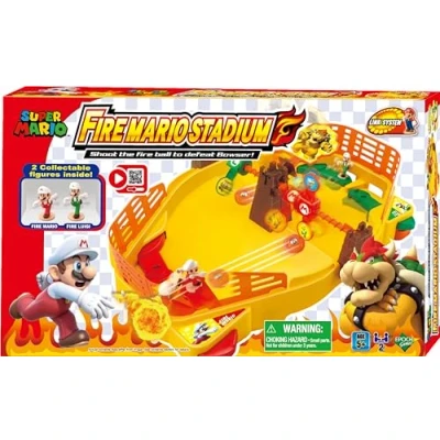 Imagen de EPOCH Games 7416 Super Mario Fire Stadium Juego de Mesa