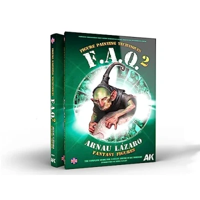 Imagen de AK Book AK525 FAQ 2 FANTASY FIGURES PAINTING TECHNIQUES by Arnau Lázaro (320 pages) (EN)