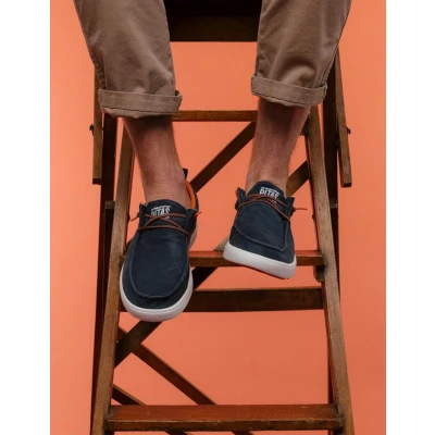 Imagen de Walk in Pitas Biarritz Zapatillas, Talla: 45, Navy blue Zapatos