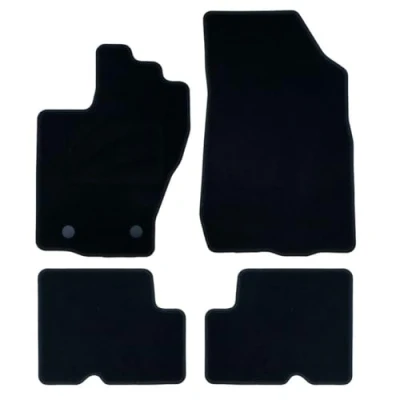 Imagen de OCC Design Alfombrillas Coche a Medida, Compatibles con Dacia Duster (2014 2018), Moqueta, Velour/Polipropileno, Anclaje Original, Reverso Antideslizante, Talonera, 4 Piezas