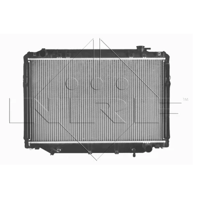 Imagen de NRF 596712 Radiador, refrigeración del motor Aluminio 702 425 32 Aletas soldadas TOYOTA: Land Cruiser 80