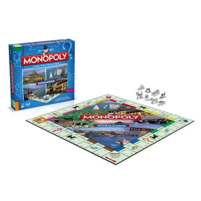 Imagen de WINNING MOVES Monopoly NORMANDIA Juego de Mesa Versión Francesa