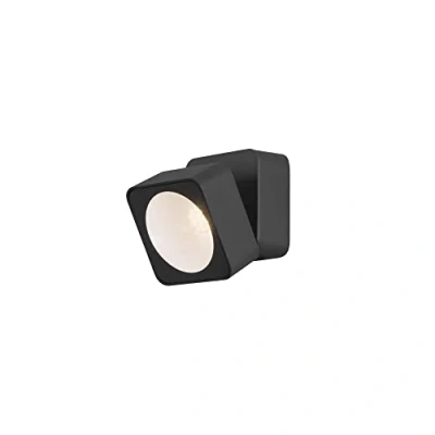 Imagen de FORLIGHT Tilt Aplique LED Exterior Orientable. de Pared para Jardín y Terraza con 7W Blanco Cálido 3000K 663lm. IP44 Exteriores. Color Gris Urbano.