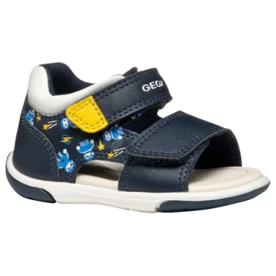 Imagen de Geox B Sandal ZAPITO Boy, Sandalia Bebé Niños, Navy/Ochre, 19 EU