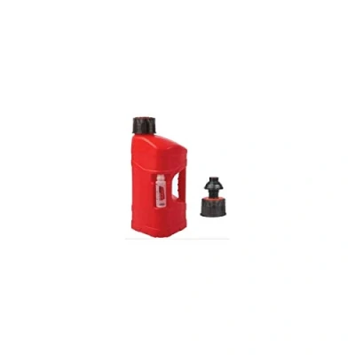 Imagen de POLISPORT 8464600002 ProOctane bidón de gasolina 10L homologado con sistema llenado rápido duradero y resistente tapón a prueba derrame en color rojo