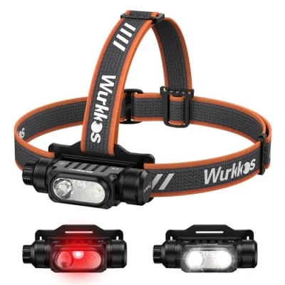 Imagen de Wurkkos HD16 Linterna Frontal Recargable, Superbrillante De 2500 LúMenes, Led Con Sensor Movimiento, Modo Foco E InundacióN, Luz Roja, Base MagnéTica, IP66