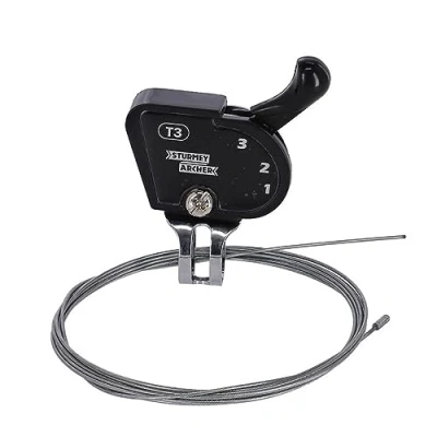 Imagen de Sturmey Archer Unisex Palanca de cambios para adultos 2110012000 Color negro 3 velocidades