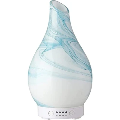 Imagen de Zen&#039;Aroma Difusor de Aceite Esencial Yangtze ultrasónico aromaterapia en frío eléctrico humidificador Cristalería con diseño Decorativo e iluminación LED Personalizable