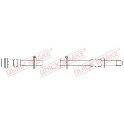 Imagen de QUICK BRAKE 32.826 Latiguillos de Freno 246 M10x1 VOLKSWAGEN: Transporter 5, 5 Bus, Multivan (7HM