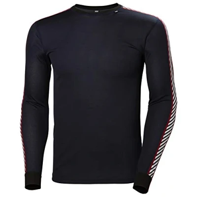 Imagen de Helly Hansen Stripe CREW Camiseta interior, Hombre, Talla: XL, Navy