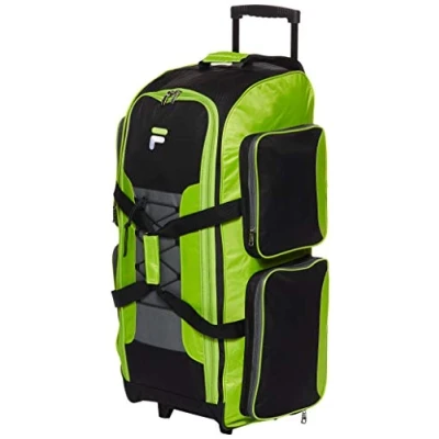 Imagen de Fila Rodamiento Ligero Grande de 32 Pulgadas, Verde neón, Talla única, Bolsa Ligera con Ruedas Pulgadas