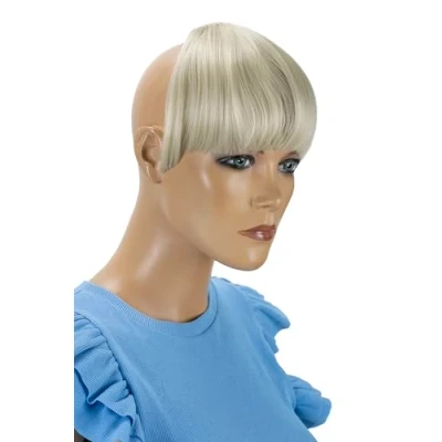 Imagen de CAISHA Bangs Clip In Extensiones Flecos Postizos De Cabello Rubio Claro HF3