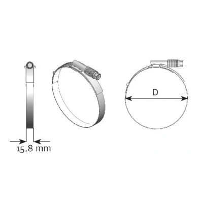 Imagen de Soporte del sistema de escape DINEX 98876