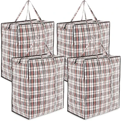 Imagen de Bolsas para Guardar Ropa, Mudanza y Almacenaje Ropa con Cremallera Multipack (Pack de 4)