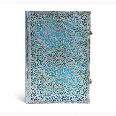 Imagen de Maya Blue Grande Unlined Hardcover Journal: (Silver Filigree Collection)