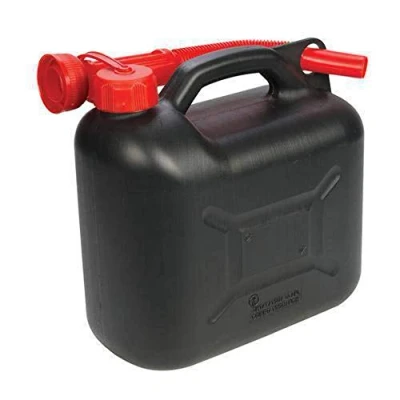 Imagen de Silverline Tools 199991 Bidón de plástico para combustible 5 litros, surtido (negro o verde)