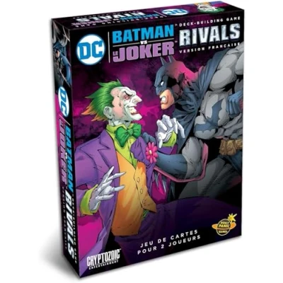 Imagen de Don&#039;t Panic Games DC Comics Deck Building Juego: Rivals, Batman VS Joker [Versión Francesa], GAME1045, [extensión nº 3], 20 x 15,6 3,8 cm