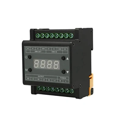 Imagen de Controlador DMX Led Triac Dimmer 220V 3 canales Control transformador regulable con señal