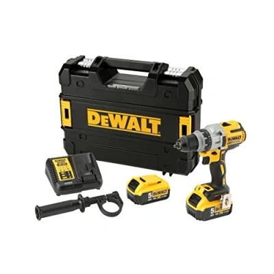 Imagen de Dewalt Taladradora (Bl) 18 V/5 Ah, 1 Pieza, Amarillo/Negro/Plata, DCD991P2 QW