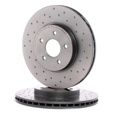 Imagen de BREMBO 09.8665.1X Disco de freno 300 24 5 perforado/ventil. int. revestido altamente carbonizado FORD: MONDEO 3, 3 Stufenheck, Kombi