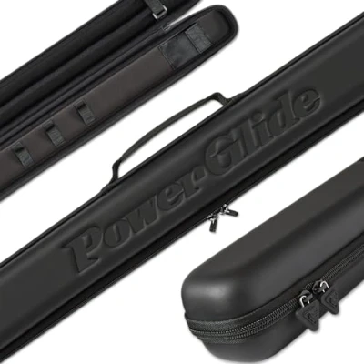 Imagen de PowerGlide Svartur Funda para Taco de Billar, Unisex, Negro, Holds 1 x 3/4 Joint Cue