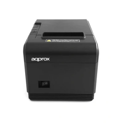 Imagen de Approx APPPOS80AM Impresora Térmica de Tickets, 200 mm/s, Papel 80 mm, Corte Automático y Manual, Negro