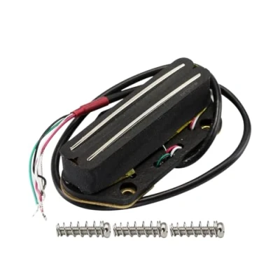 Imagen de OriPure Pastillas Alnico 5 Hot Rail Humbucker Pastilla de puente TL 12 13K Compatible con TE Parte guitarra