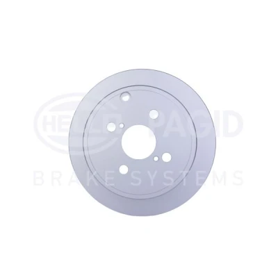 Imagen de HELLA PRO 8DD 355 110 471 Disco de freno 258 9 04/07 100 macizo revestido sin perno sujeción rueda, buje rueda