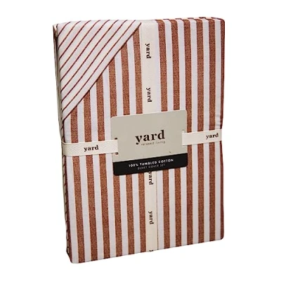 Imagen de The Linen Yard Hebden Juego de Funda edredón Doble, algodón, Color Nuez