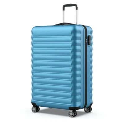 Imagen de NUMADA Maleta de Viaje Grande 25Kg Upfly 28&#039; ABS (75x49x29cm) con Cierre Combinación y 4 Ruedas Dobles 360 Resistente Ligera Interior Compartimentado Azul Eléctrico