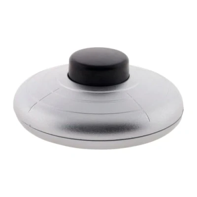 Imagen de Interruptor de pie bi colore para luminaria plata Zenitech