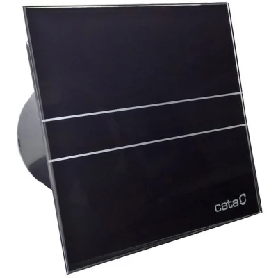 Imagen de Cata Extractor baño E 100 G BK Extracción Perimetral Potencia 8W Timer 2600 r.p.m Color Cristal negro