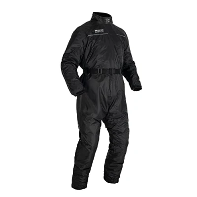 Imagen de Oxford Oversuit Rainseal Traje Impermeable para Motocicleta Clima húmedo, Negro, XL Unisex Adulto
