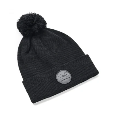 Imagen de Under Armour de los Hombres Gorro con pompón Conductor, Negro, One Size