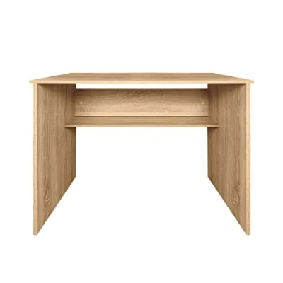 Imagen de mattfy Mesa de Escritorio, Mesas para Ordenador, Acabada en Cambria, Práctica y Funcional, Medidas: 90 cm (Ancho) x 49,5 (Fondo) 77 (Alto)