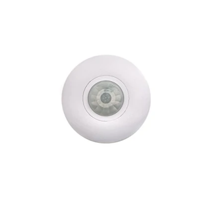 Imagen de HUBER MOTION 32 Detector de movimiento PIR 360 para interiores/exteriores montaje en techo, IP44 clase protección I 230V, apto LED, tecnología 3 hilos