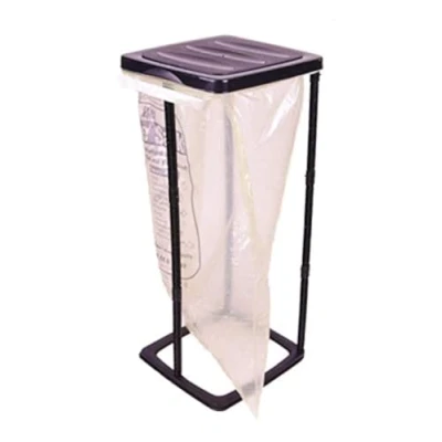 Imagen de Spetebo Soporte para bolsas de basura, color negro, 60 litros, ideal amarillas