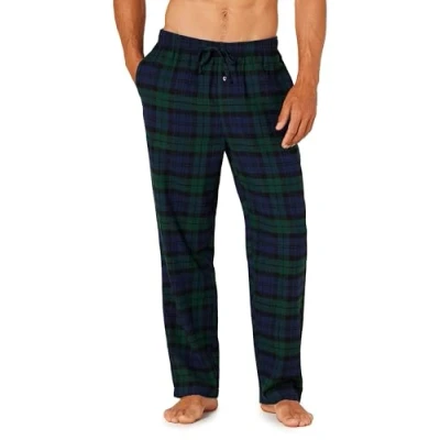 Imagen de Amazon Essentials Pantalón de Pijama Franela Transpirable (Disponible en Tallas Grandes y Altas) Hombre, Verde Oscuro Azul Marino Blackwatch Plaid, M