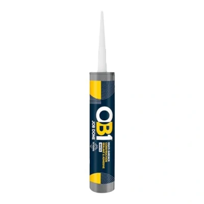 Imagen de OB1 Sellador y adhesivo de construcción multisuperficie, excelente resistencia química, resistente al agua, a la intemperie, color: blanco