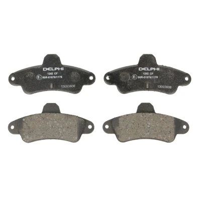 Imagen de DELPHI LP1242 Juego de pastillas freno no preparado para indicador desgaste sin chapa antichirridos accesorios FORD: MONDEO 2, 1