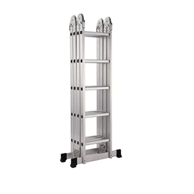 Imagen de TREPPE Escalera Articulada Plegable Multifunción Aluminio 4x5 Escalones 5,82m