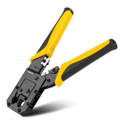 Imagen de RJ45 Herramienta de crimpado Ethernet crimpadora Alicates para CAT5 CAT5E CAT6A CAT7