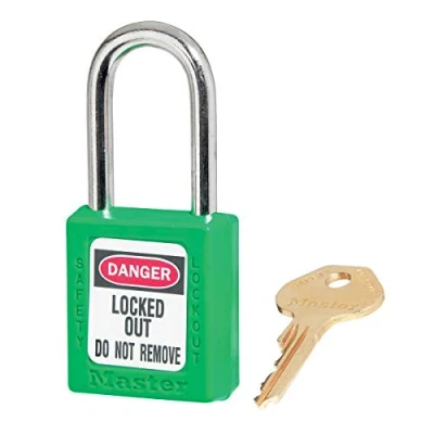Imagen de Candado de consignación 38 mm ancho termoplástico Zenex™ con arco Verde