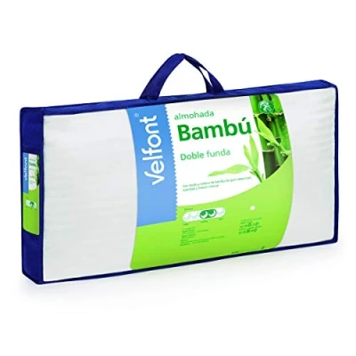 Imagen de Velfont Almohada Bambú 135, Blanco