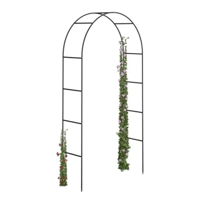 Imagen de Relaxdays 10018871 Arco para Rosas, Medidas 240 x 140 cm, Pintura electrostática